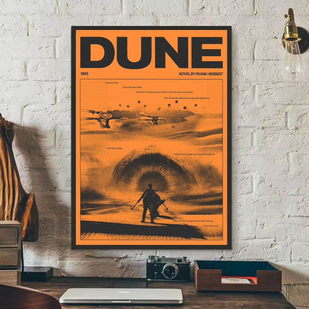 Dune Part 2 Movie Poster HD Waterproof PVC Wall Art Sticker Movie Wall Poster Peaceful Pleasures Health and Wellness