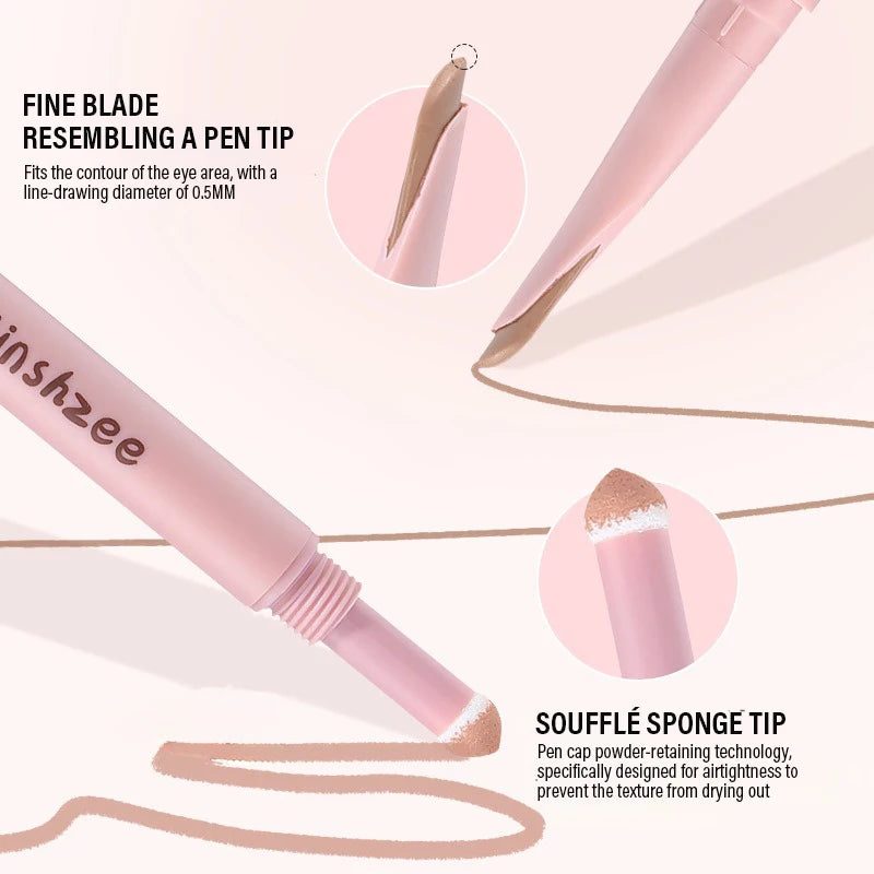 2-in-1 Silkworm Eyeliner Pen | Under-Eye Highlight & Shadow