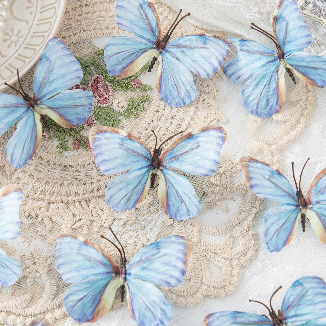 Artificial Fluorescent Butterfly Decorations 20/40 PCS – DIY
