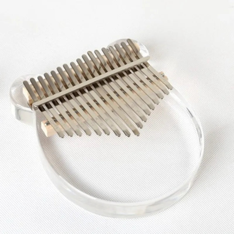 Crystal Thumb Piano Transparent Kalimba Acrylic Plate 17-tone Finger