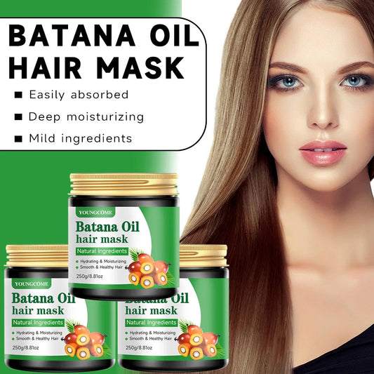YOUNGCOME Batana Oil Hair Mask 250g | 72H Frizz Control Deep Conditioning Mask Oasis Select