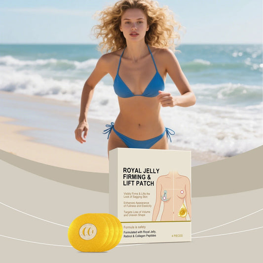 Firming Breast Patches – Royal Jelly, Retinol & Collagen | 4-Pack Firming Body Patches Oasis Select