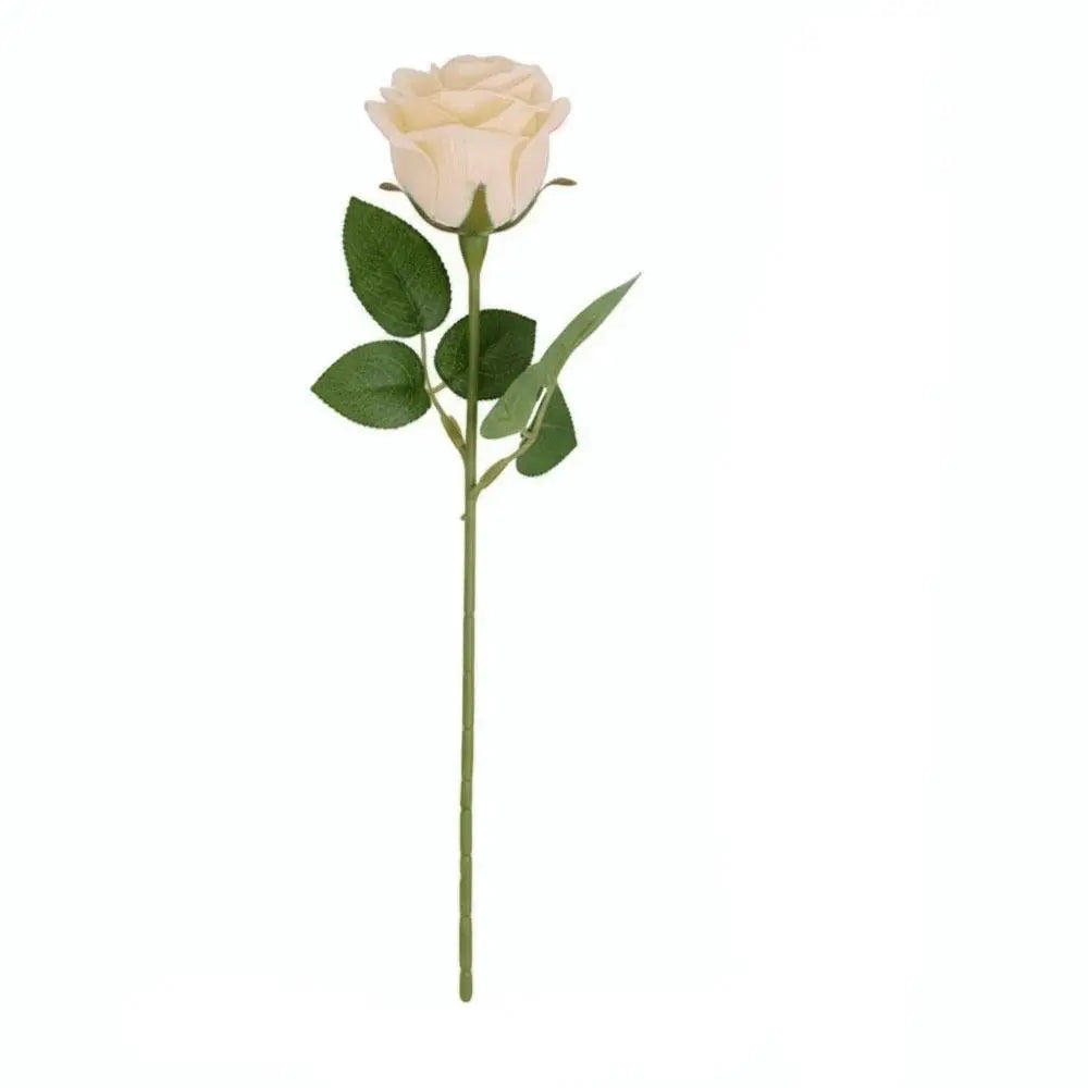 Silk Rose Artificial Bouquet | Realistic Faux Flower Stem Décor