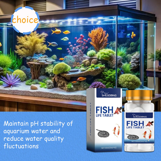 Aquarium Salt Slices 100g | Fish Tank Water Conditioner Aquarium Water Treatment Peaceful Pleasures Health and Wellness