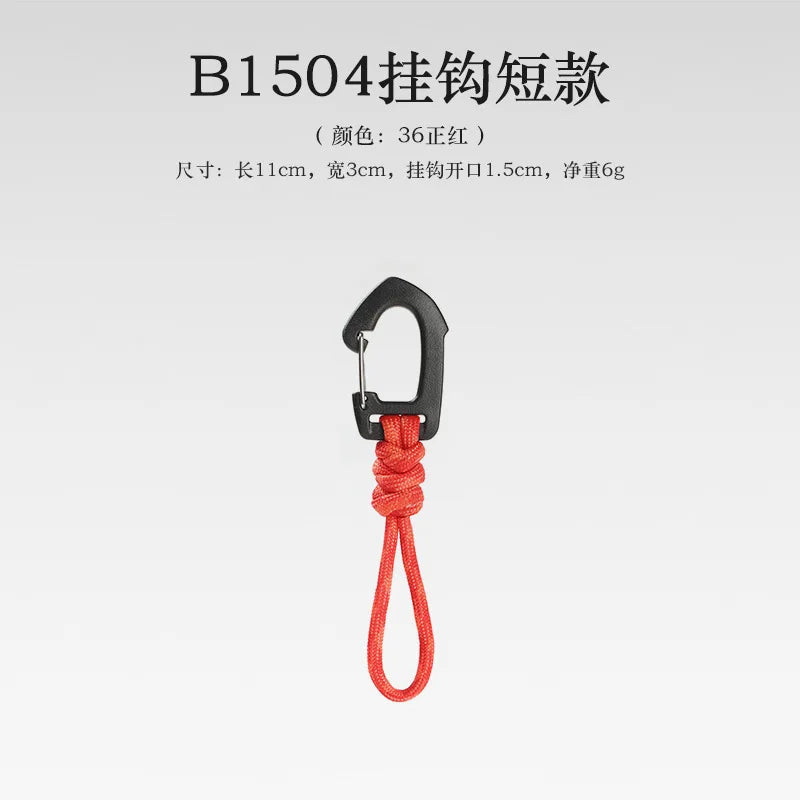 New 1pc Plastic Carabiner Clip Keychain Outdoor Camping Hiking Climbing Snap Clip Lock Backpack Hanger Buckle Hook Color Random Peaceful Pleasures Health and Wellness C