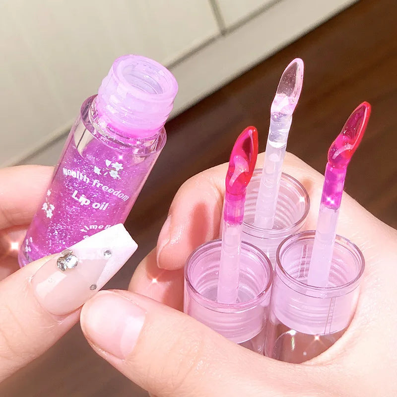 Crystal Glitter Lip Gloss | Color-Changing K-Beauty Glaze