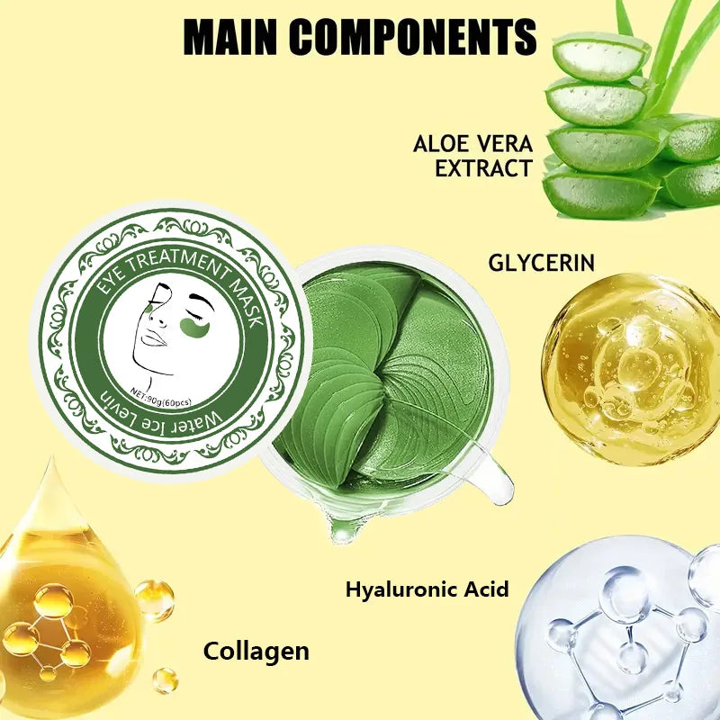 Eye Repair Mask – Dark Circles, Puffy Eyes & Wrinkles | 60 Pcs