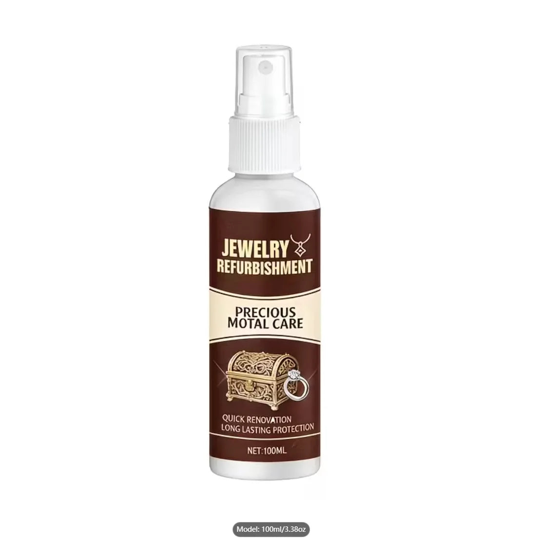 100ml Jewelry Cleaner Spray – Gold & Silver Polish & Protection