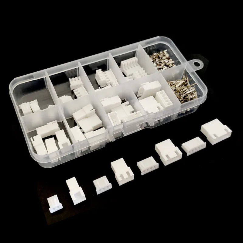180pcs XH Plug Male & Female JST Aerial Docking XH2.54 2p 3p 4p 5 Pin 2.54mm Wire Cable Connector for Battery Charging Cable DIY Peaceful Pleasures Health and Wellness Default Title