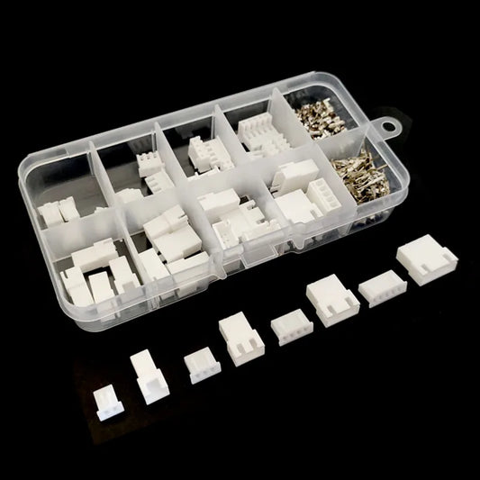 180pcs XH Plug Male & Female JST Aerial Docking XH2.54 2p 3p 4p 5 Pin 2.54mm Wire Cable Connector for Battery Charging Cable DIY Peaceful Pleasures Health and Wellness Default Title