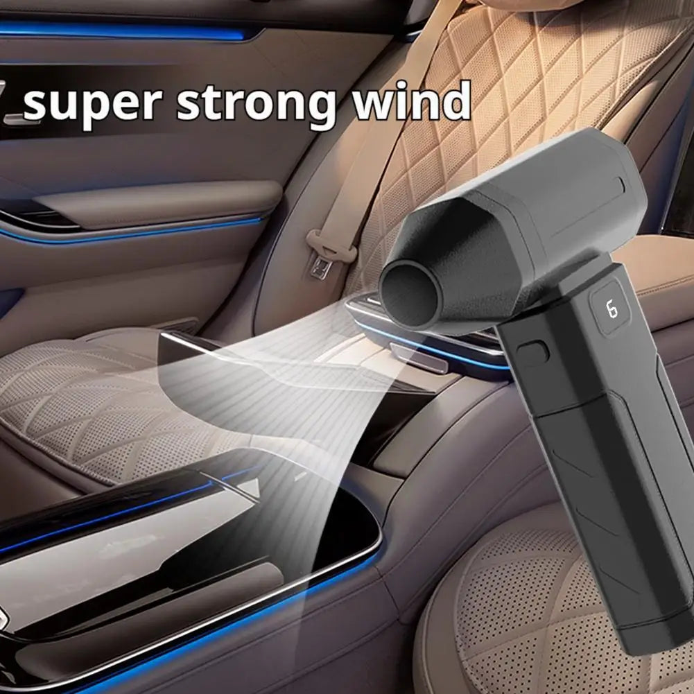 Portable High-Power Blower Fan For Dust Removal, Snow Clearing, Vehicle Cleaning, Emergency Lighting, And Outdoor Use Peaceful Pleasures Health and Wellness