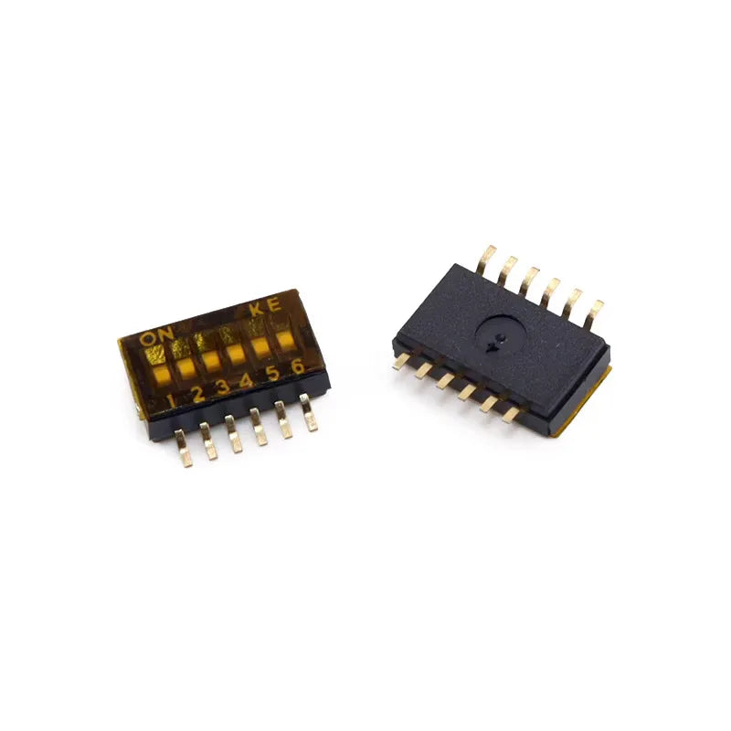 5Pcs 1.27mm Pitch Dip Switch SMD SMT Slide Type Switch 1/2/3/4/5/6/8 Position Peaceful Pleasures Health and Wellness
