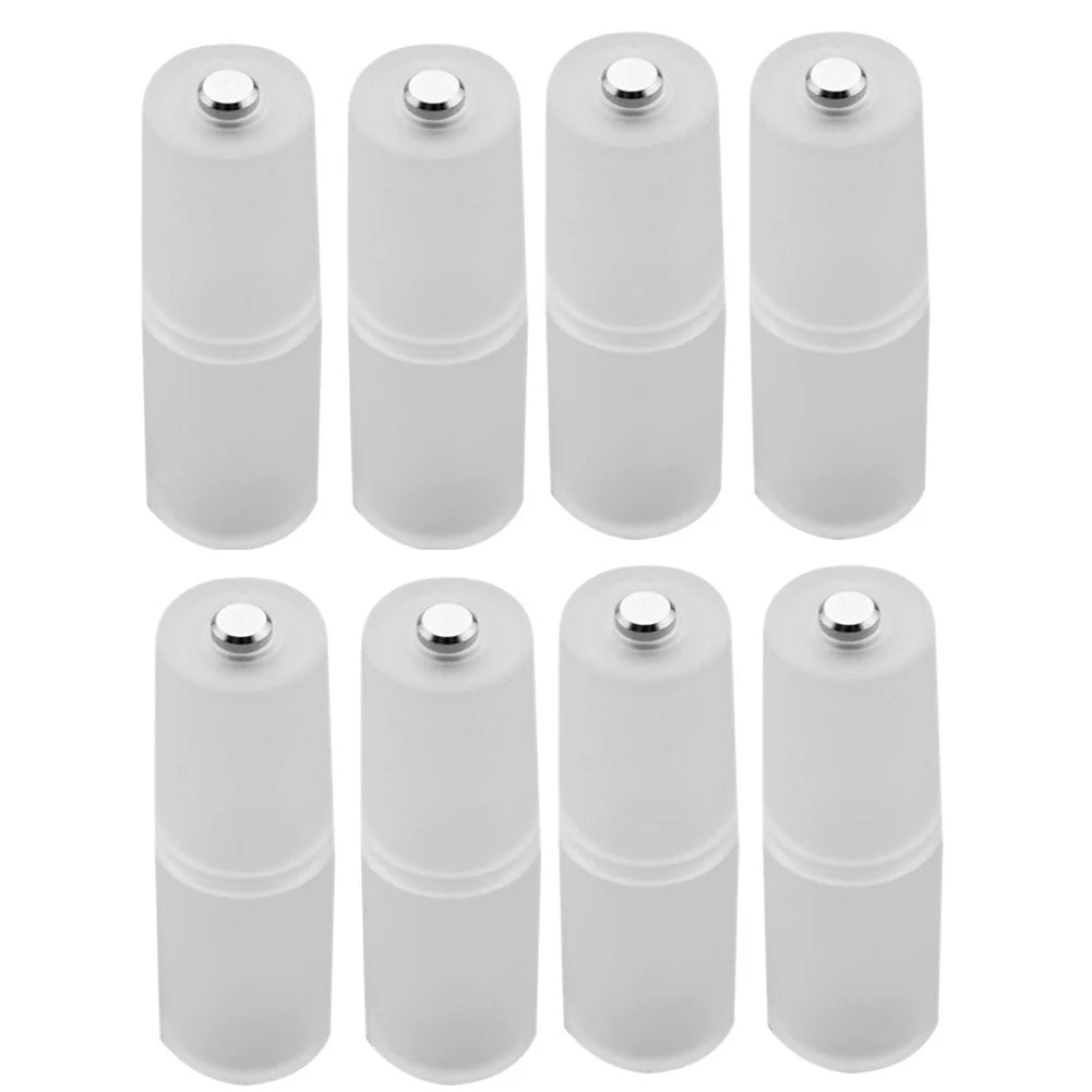 4pcs AAA To AA Size Battery Converter Adapter Batteries Holder Durable Case Switcher Peaceful Pleasures Health and Wellness 8pcs