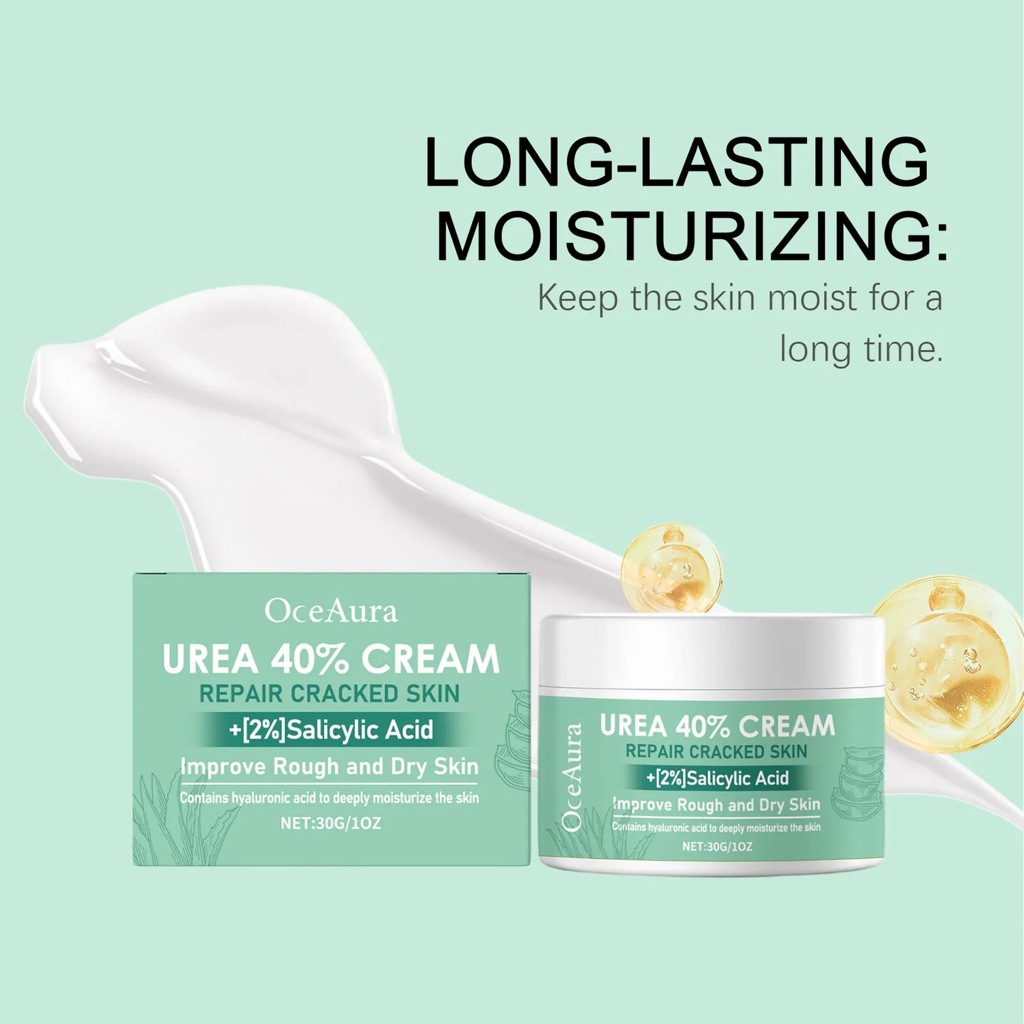 OceAura Hyaluronic Acid & Vitamin E Moisturizing Cream – 30g