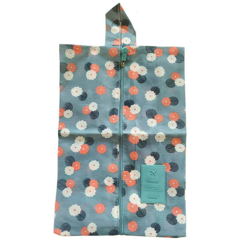 2/3PCS Travel Shoe Bags Dust Proof Portable Storage Bag Simple Single Layer Multi Purpose Sundries Organizer for Luggage Packing Peaceful Pleasures Health and Wellness Blue 5pcs