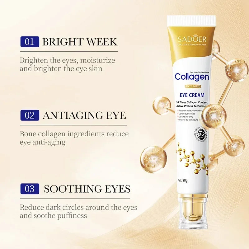 SADOER Collagen Eye Cream – Firming, Brightening & Hydrating