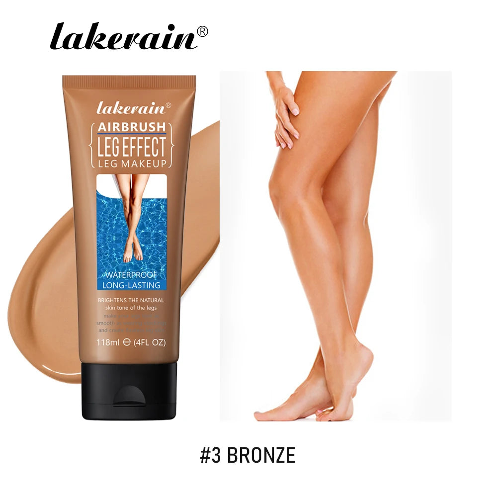Leg Liquid Concealer Makeup Moisturizing Waterproof Anti-Transfer Covering Leg Blemishes Creating Natural And Healthy Complexion Peaceful Pleasures Health and Wellness 03 bronze