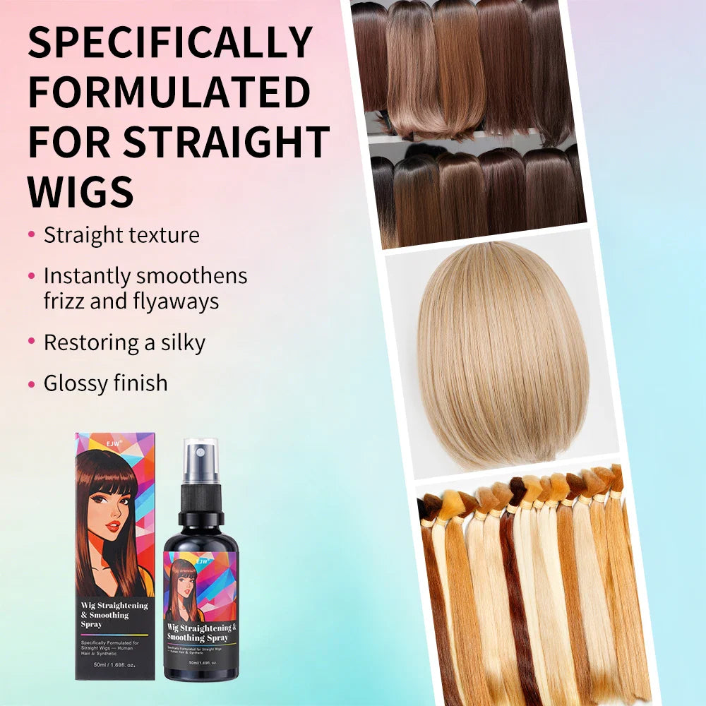 Wig Care Spray – Anti-Frizz for Synthetic & Natural Hair Wigs