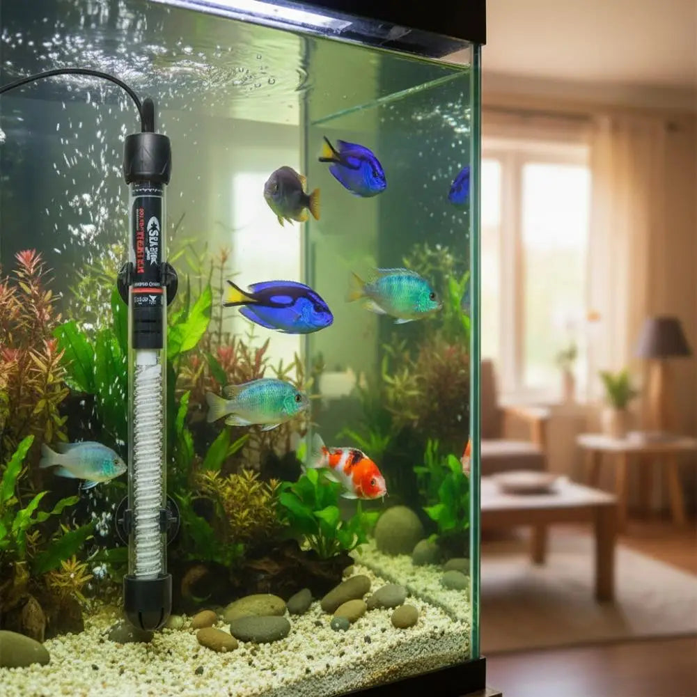 Compact Small Aquarium Heater, Auto Constant Temperature EU Plug Fish Tank Heating Rod Water Warmer for Aquarium Tank Peaceful Pleasures Health and Wellness