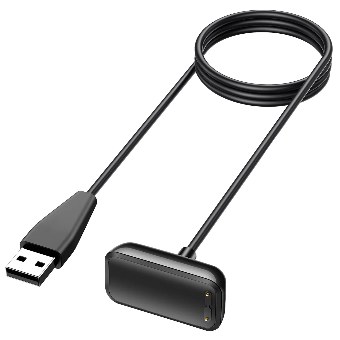 USB-C Magnetic Charger for Fitbit Charge 5, Charge 6 & Luxe Peaceful Pleasures Health and Wellness Black