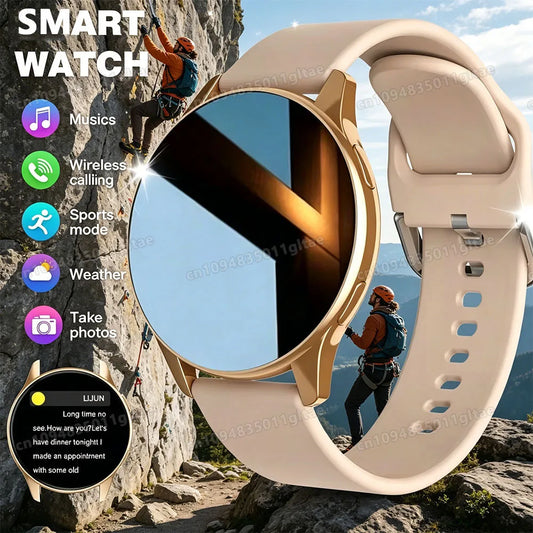 Smart Watch, Wireless Call/Dial, Multi-Sport Mode, Multiple APP Reminders, Suitable for Men and Women, Compatible Phone/Android Peaceful Pleasures Health and Wellness