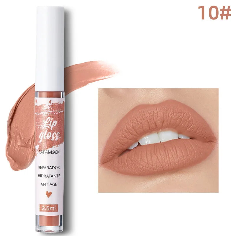 Korean Matte Liquid Lipstick – Waterproof Long-Lasting Lip Glaze