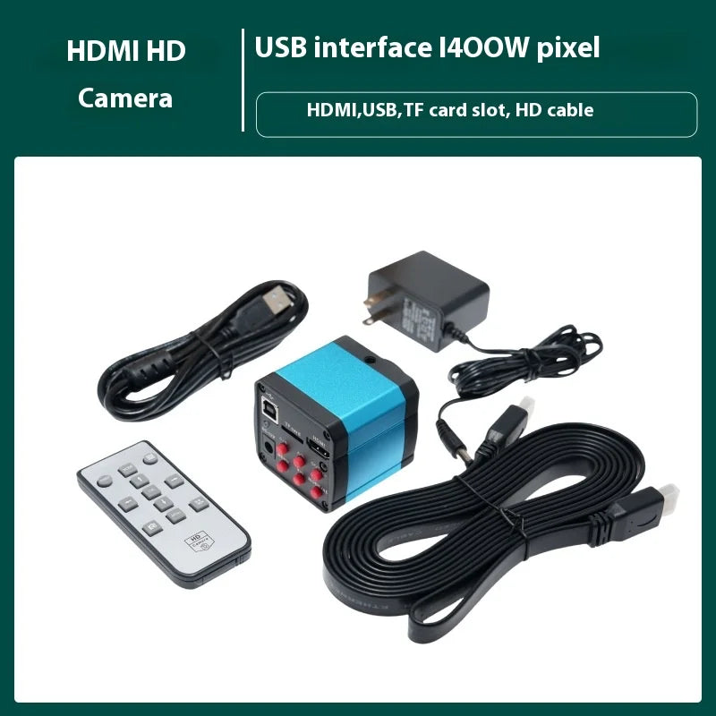 4K Hdmi and Usb Output Digital Industrial 4K Microscope Camera for Soldering Repair Peaceful Pleasures Health and Wellness 1400W