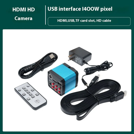 4K Hdmi and Usb Output Digital Industrial 4K Microscope Camera for Soldering Repair Peaceful Pleasures Health and Wellness 1400W