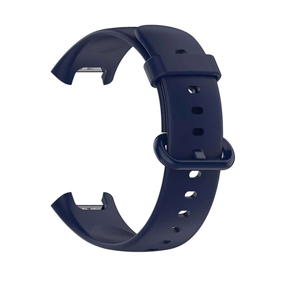 Silicone Sport Strap for Redmi Watch 2 Lite & Xiaomi Watch 2 Peaceful Pleasures Health and Wellness dark blue