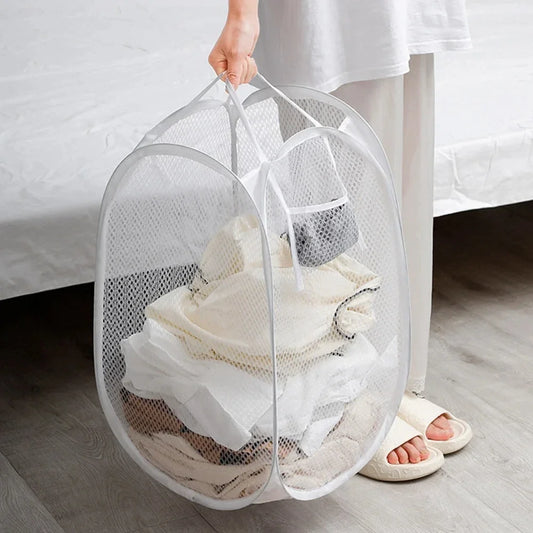 Large Foldable Laundry Basket – Ventilated Portable Hamper Laundry Hamper Peaceful Pleasures Health and Wellness