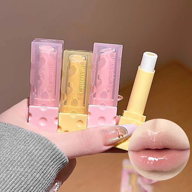 Cappuvini Cheese Lip Balm – Hydrating Lip Mask & Lipstick Base