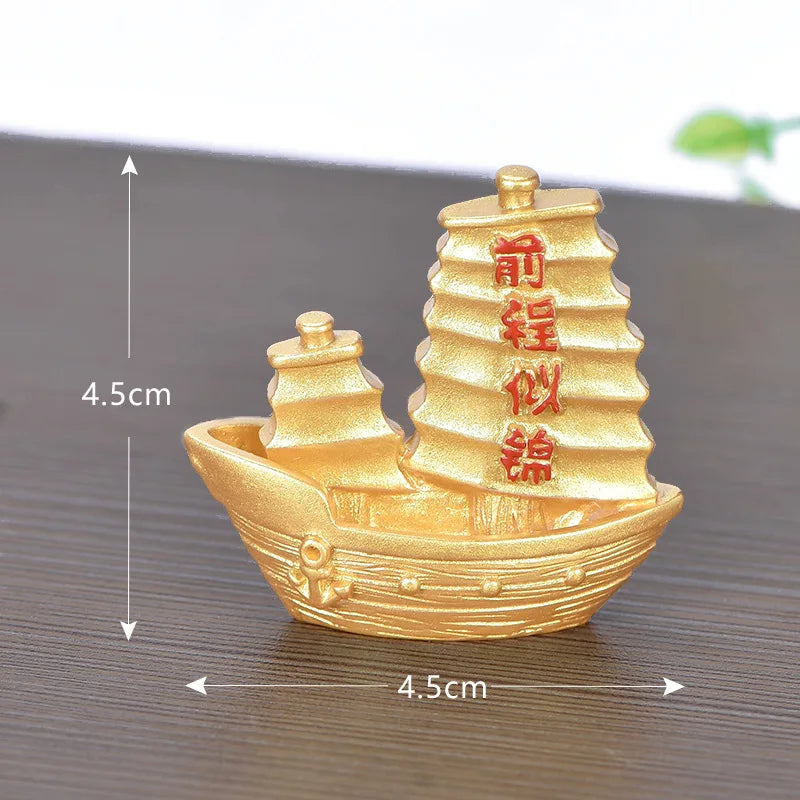 Feng Shui Auspicious Fa Cai Money Tree Gold Ingot Bag Lucky Fortune Spring Festival Mascot Desktop Ornament Car Home Decor Craft Peaceful Pleasures Health and Wellness 11