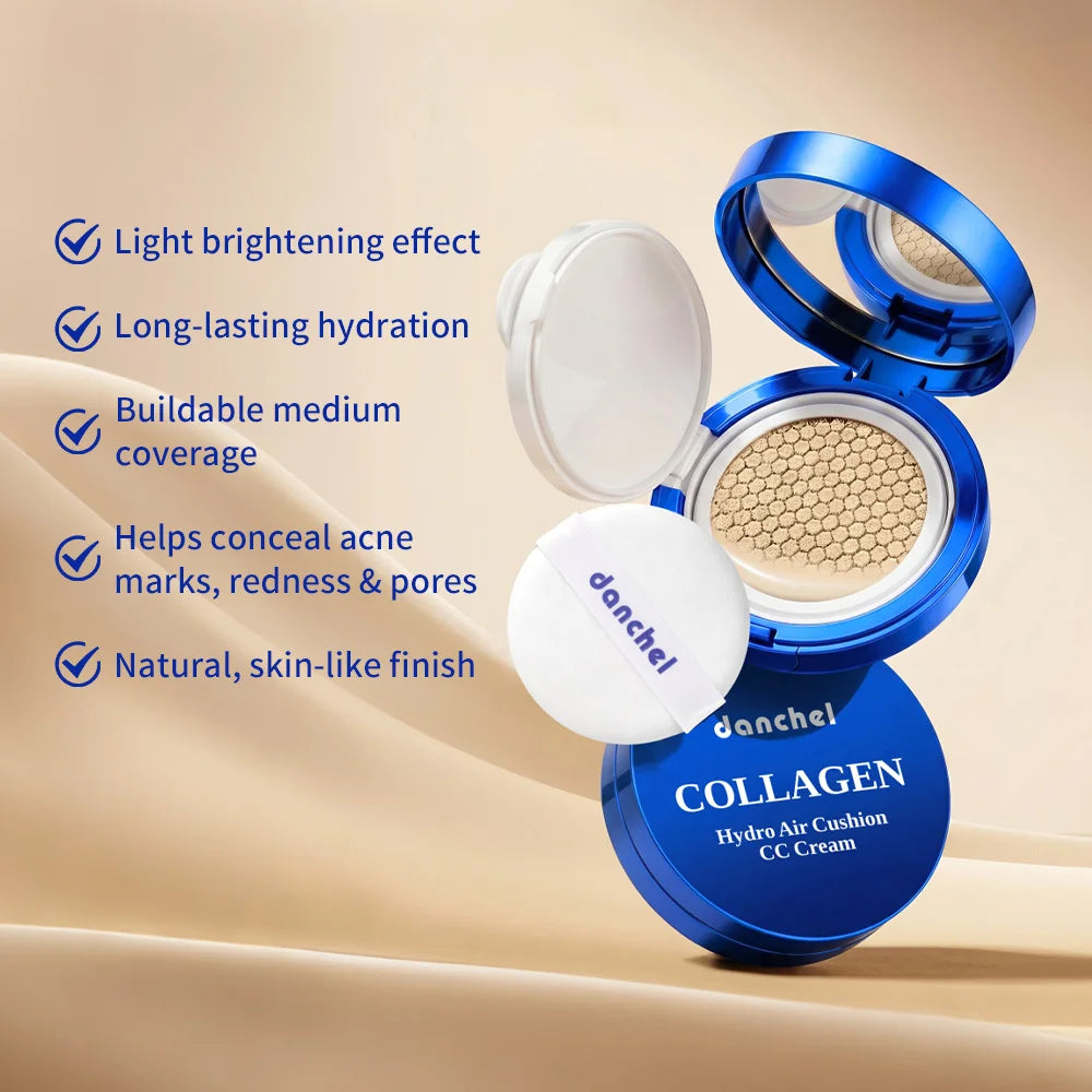 Collagen CC Cream Air Cushion Foundation – Hydrating & Dewy