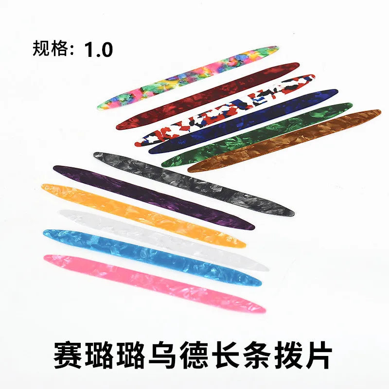 Long Pick Celluloid Liuqin Yueqin Xiaoruan Guitar Oud Piano Practice