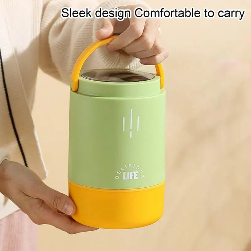 900ml Vacuum Insulated Stainless Steel Lunch Box | 3-Layer