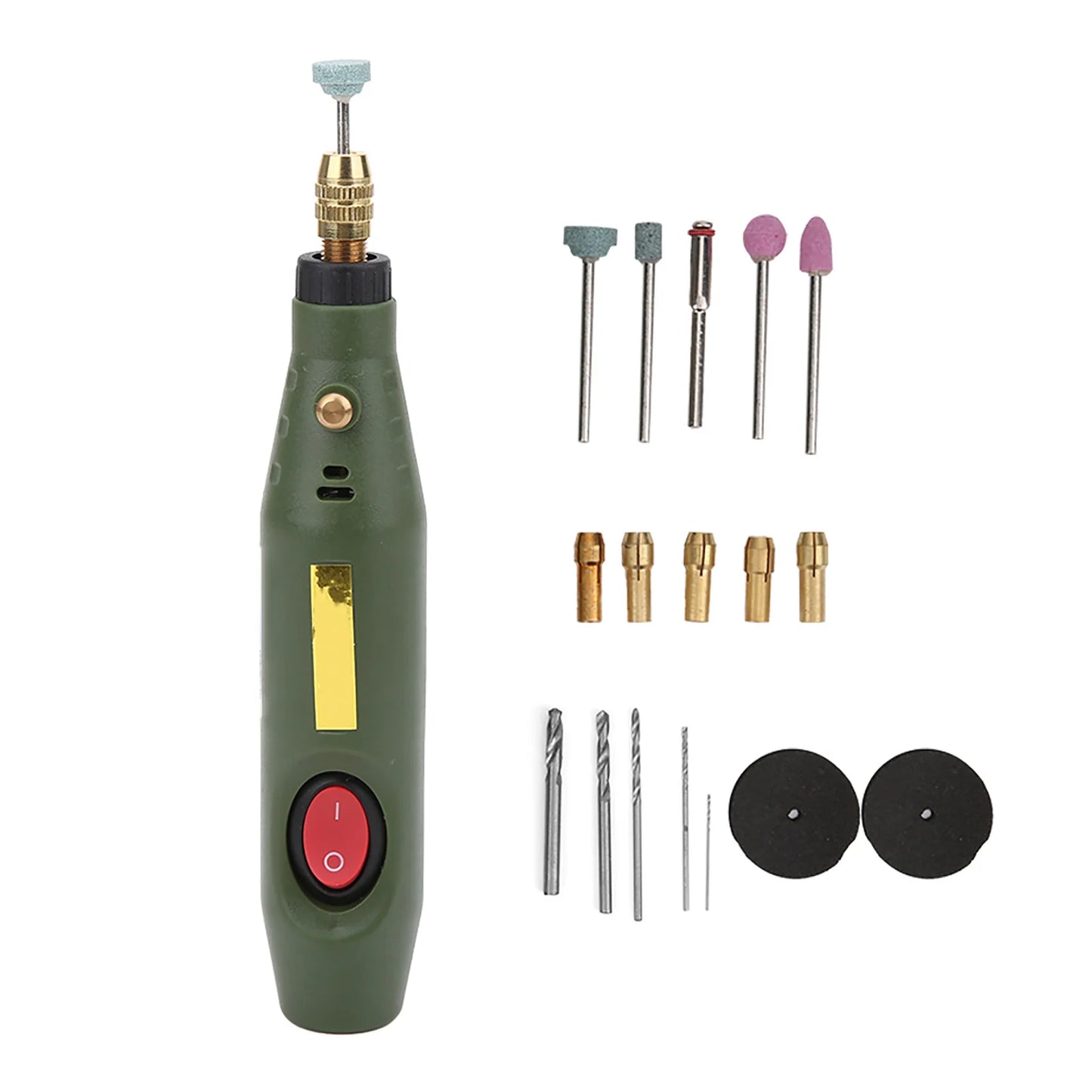 Mini Electric Drill Grinder Engraver Rotary Carver Tool Agate Wood