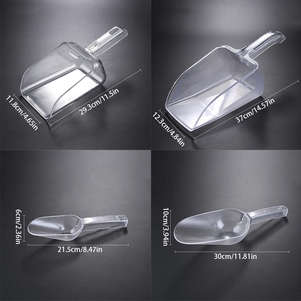 Clear Polycarbonate Ice Scoop – BPA-Free Food-Grade Shovel Ice Scoop Peaceful Pleasures Health and Wellness