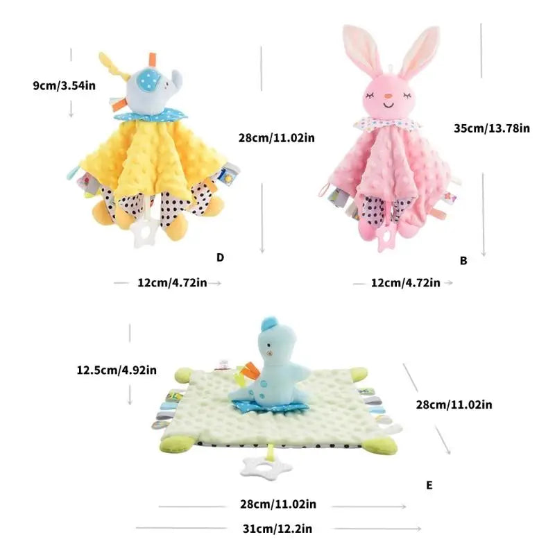Baby Security Blanket Soothing Toy – Soft & Breathable