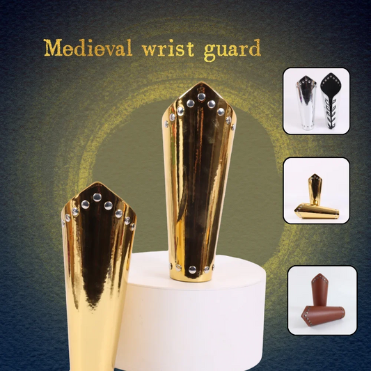 Viking Cosplay Medieval Steampunk Rock Wristband Pair Gloves Retro Peaceful Pleasures Health and Wellness