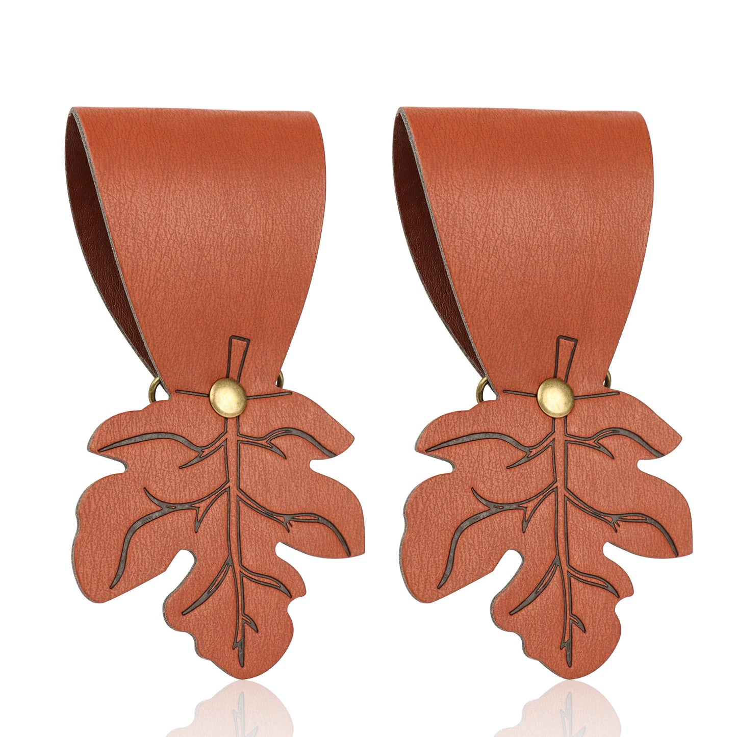 Medieval Belt Retro Embossed Elf Leaf Leather Dress Clip Viking