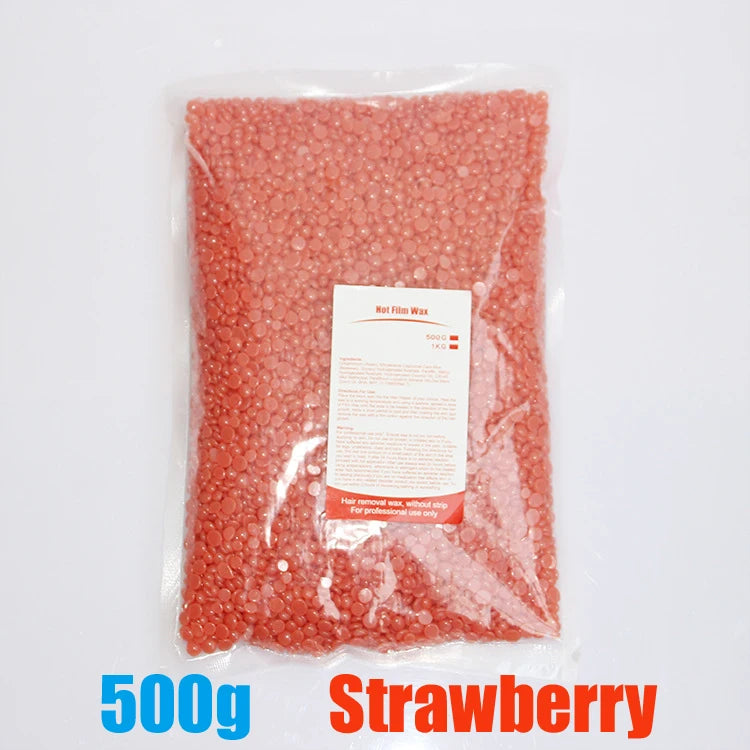 500g Hot Film Wax Beans for Wax Heater – Full Body Hair Removal
