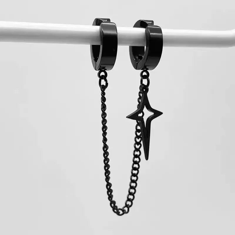 Minimalist Star Clip-On Stud Earrings | No Piercing Required