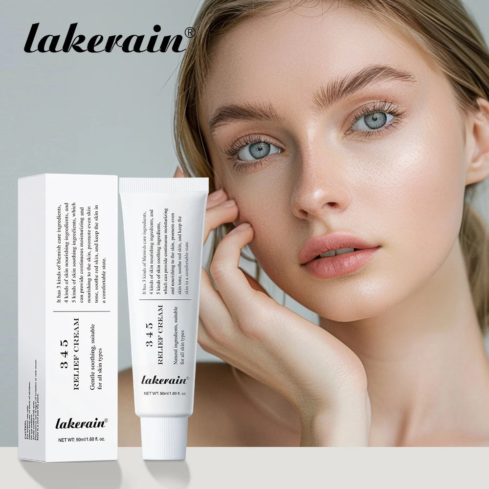 345 Relief Cream Address Blemishes Nourish Skin And Provide Moisturizing And Calming Lifting Beauty Moisturizer Korean Product Peaceful Pleasures Health and Wellness
