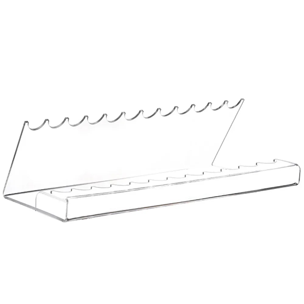 Clear Acrylic Pen & Brush Organizer Display Stand | 6/12 Slots