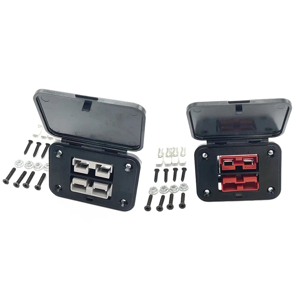 50A 600V Dual Flush Mount Bracket for Anderson Connector EV
