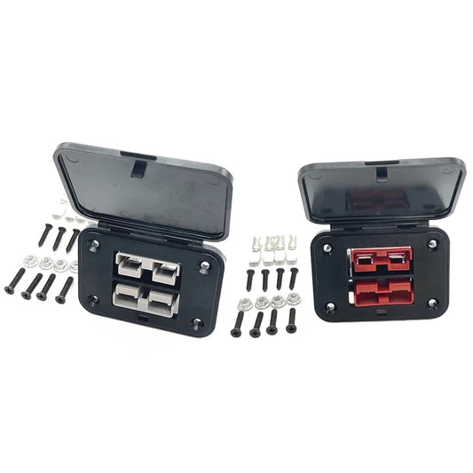 50A 600V Dual Flush Mount Bracket for Anderson Connector EV Electrical Connector Bracket Oasis Select