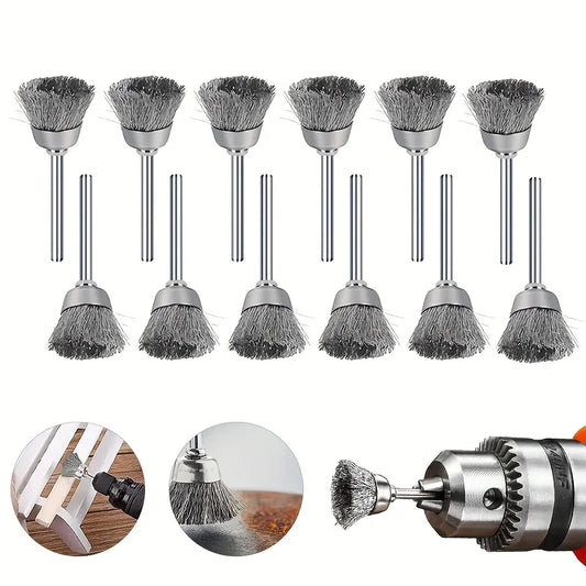Rotating Wire Brushes Polishing Wheels Rust Removal Wireless Metal Peaceful Pleasures Health and Wellness