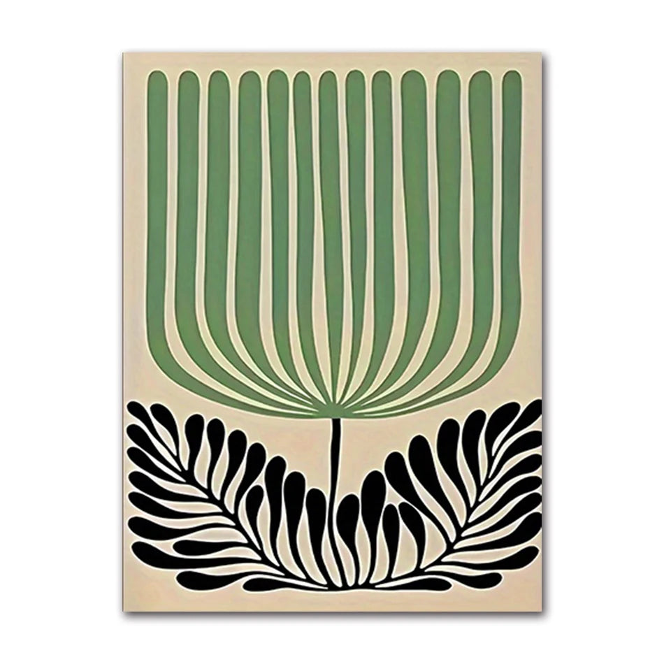 Modern Abstract Canvas Wall Art Print | Unframed Waterproof Decor