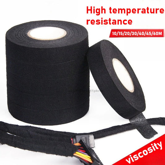 Heat-Resistant Fabric Electrical Tape – Auto Wiring Harness Wrap Automotive Electrical Tape Oasis Select