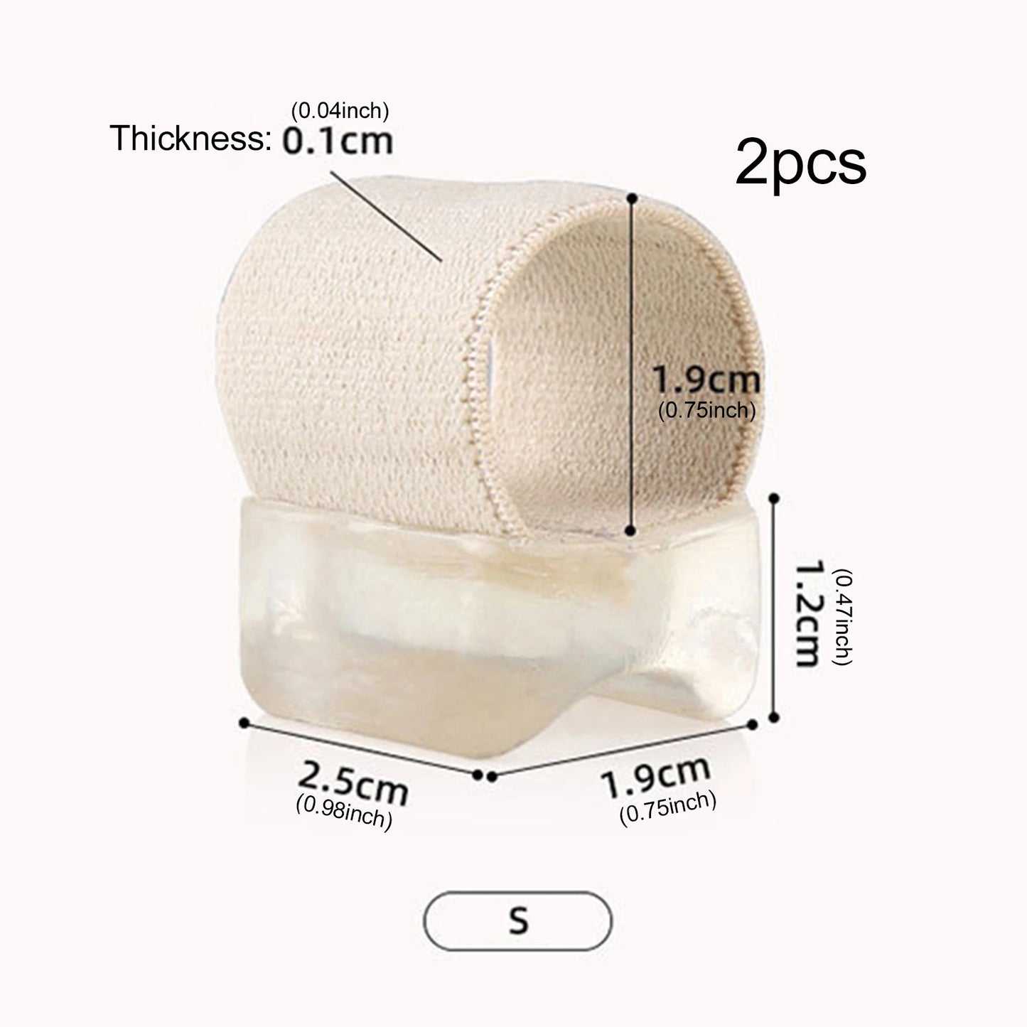 Bunion Corrector Toe Separator Orthopedic Bunion Straightener Big Toe Splint Suitable for Protect Foot Day Night Peaceful Pleasures Health and Wellness